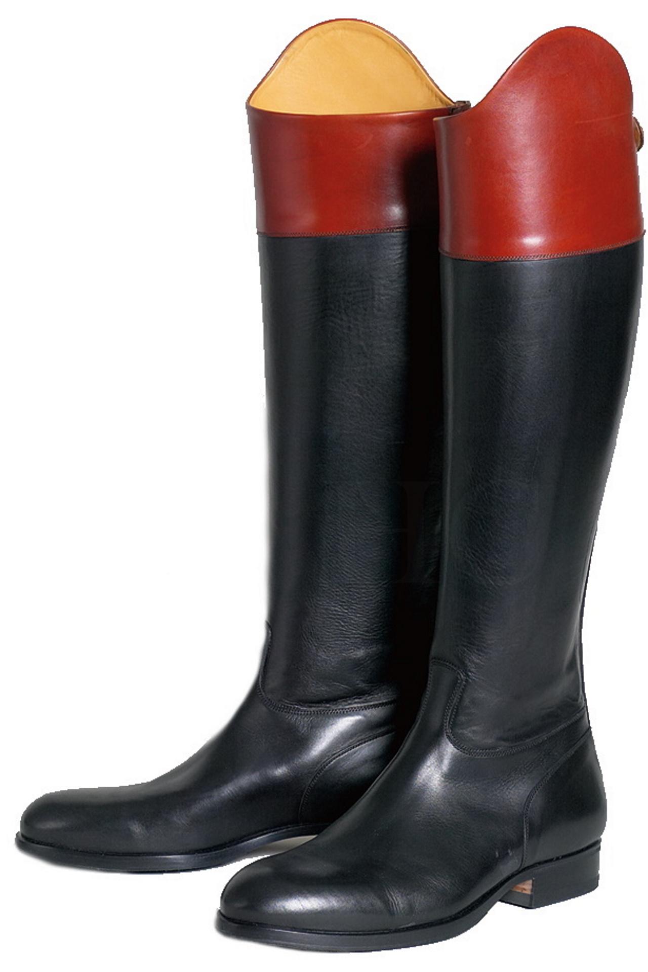 Mens brown leather outlet riding boots