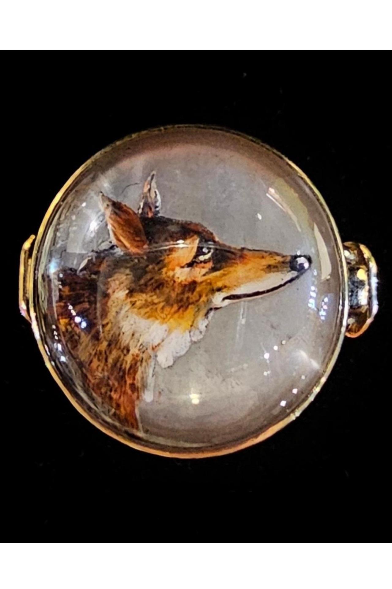 Silver Fox Head Ring – J.B. Gaynan & Son Ltd