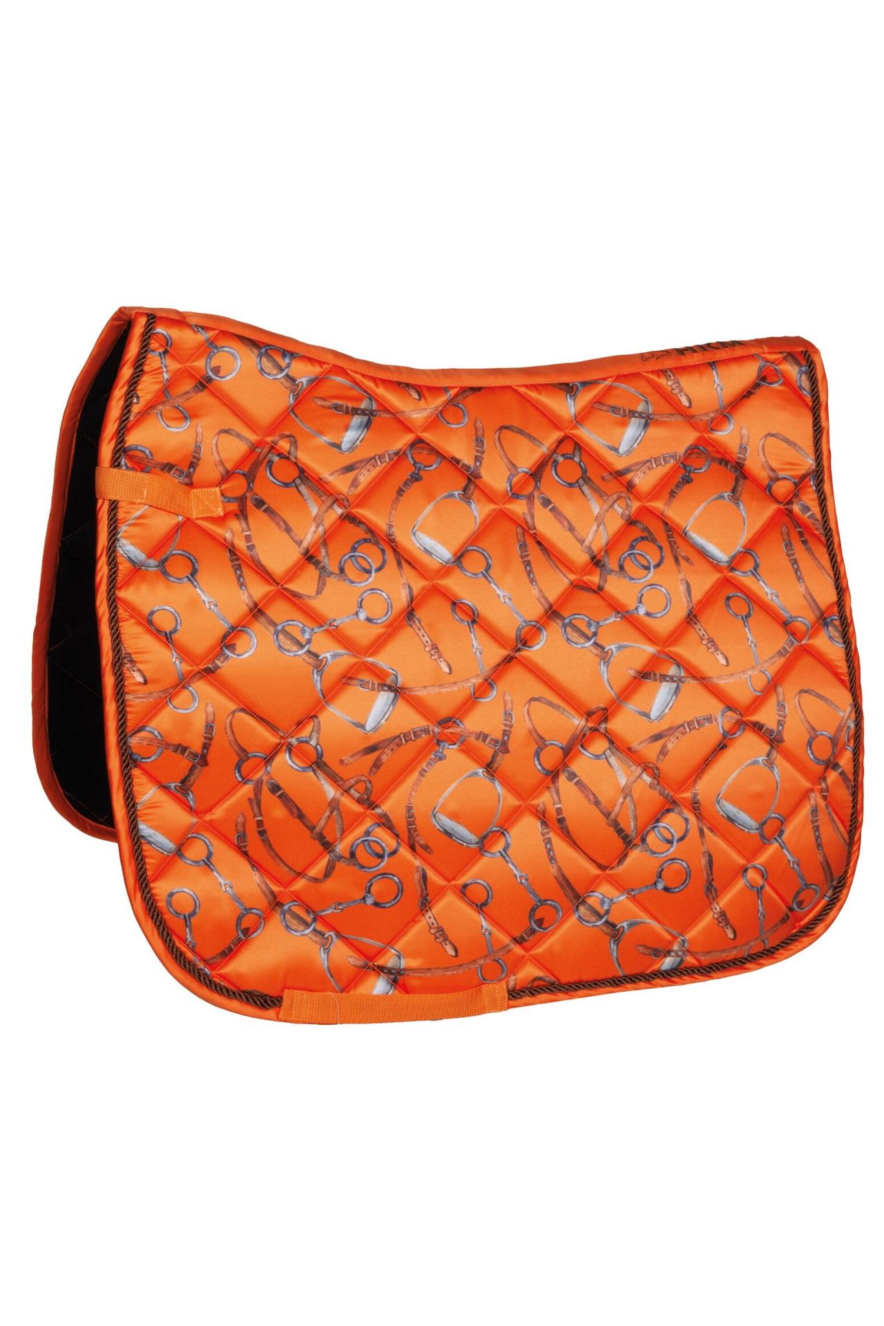 Orange western saddle discount pad